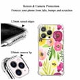 thumbnail image 4 of Summer Flower Case for iPhone 13 Pro Max,Aesthetic Colourful Floral Pattern Soft TPU Full Cover Case, 4 of 5