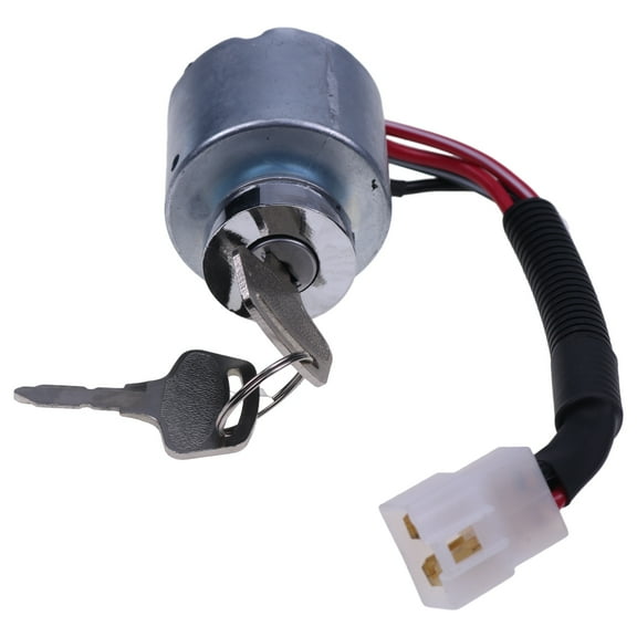YLQASOON Ignition Switch with Keys 1-Piece for Kubota G2000 G2160 G2460 G1900 G1800 Lawn Mower Parts