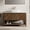 48''+Gray Stone Vessel, variant on 30" Bathroom Vanity&Sink, Freestanding Plywood Storage Cabinet with 2 Diagonal Doors&Open Shelf, Black Stone Pattern Ceramic Basin&Carrara White Sintered Stone Top, Dark Walnut Woodgrain