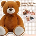 thumbnail image 4 of Peluche gigante de peluche Teddy Bear Toys Studio, 130 cm, 4 of 7