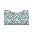 thumbnail image 4 of Lsque Floral Printed Long Tissue Box Cover Holder, Facial Paper Organizer Dispenser,Triangle with Bottom Belt, PVC Leather Decorative Organizer, 4 of 9