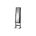 thumbnail image 2 of Baxton Studio Ryoko Modern and Contemporary Black Finished Wood Jewelry Armoire with Mirror, 2 of 9