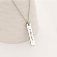 thumbnail image 2 of Personalized Bar Necklace - Custom Name Bar Necklace - Birthday Gift for Her - Mother's Day Jewelry Gift, 2 of 8