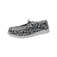 thumbnail image 3 of Hey Dude Womens Wemdu Cheetah Print Comfort Slip-On Sneakers, 3 of 13