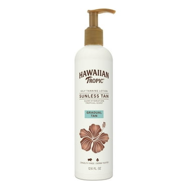 Hawaiian Tropic Sunless Tan Gradual Tanning Lotion, 12.6oz