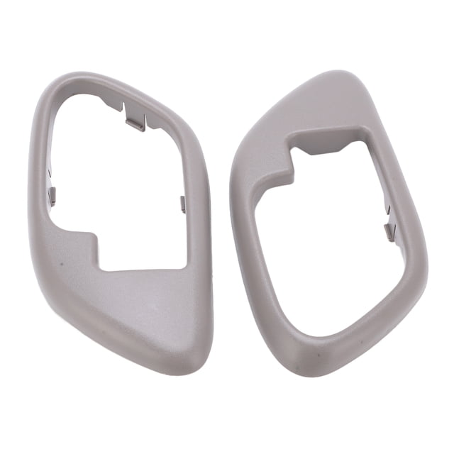 Kit de Molduras de la Cubierta de la Manija Interior de la Puerta Juego de 2 Piezas de Manija Interior de Coche para Decoración de Puerta Interior Juego Gris de Repuesto para ANGGREK Otros