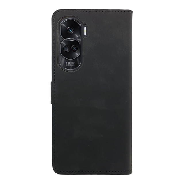 Funda Cartera Suave Cely Vesmir Para Honor 90 Lite Negro Con 2 Micas