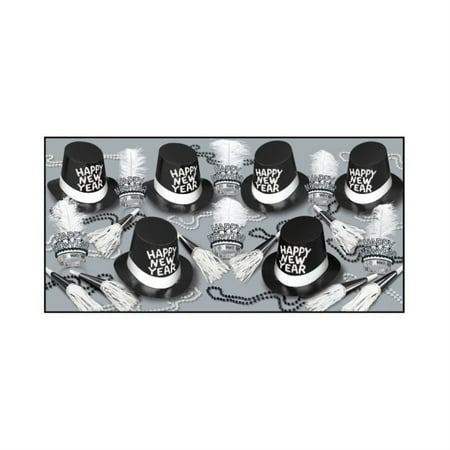 Happy New Year Party Kit For 50- Top Hats & Tails Assortment