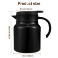 Thermal Coffee Carafe 1000ML Large Capacity Insulated Water Pitcher 316