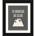 thumbnail image 1 of Robinson, Tamara 26x32 Black Ornate Wood Framed with Double Matting Museum Art Print Titled - The Mountains are Calling, 1 of 4