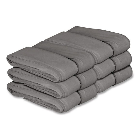 Quick Dam Water Dams, 2.5" x 10 ft x 2.5", Gray, 12/Box