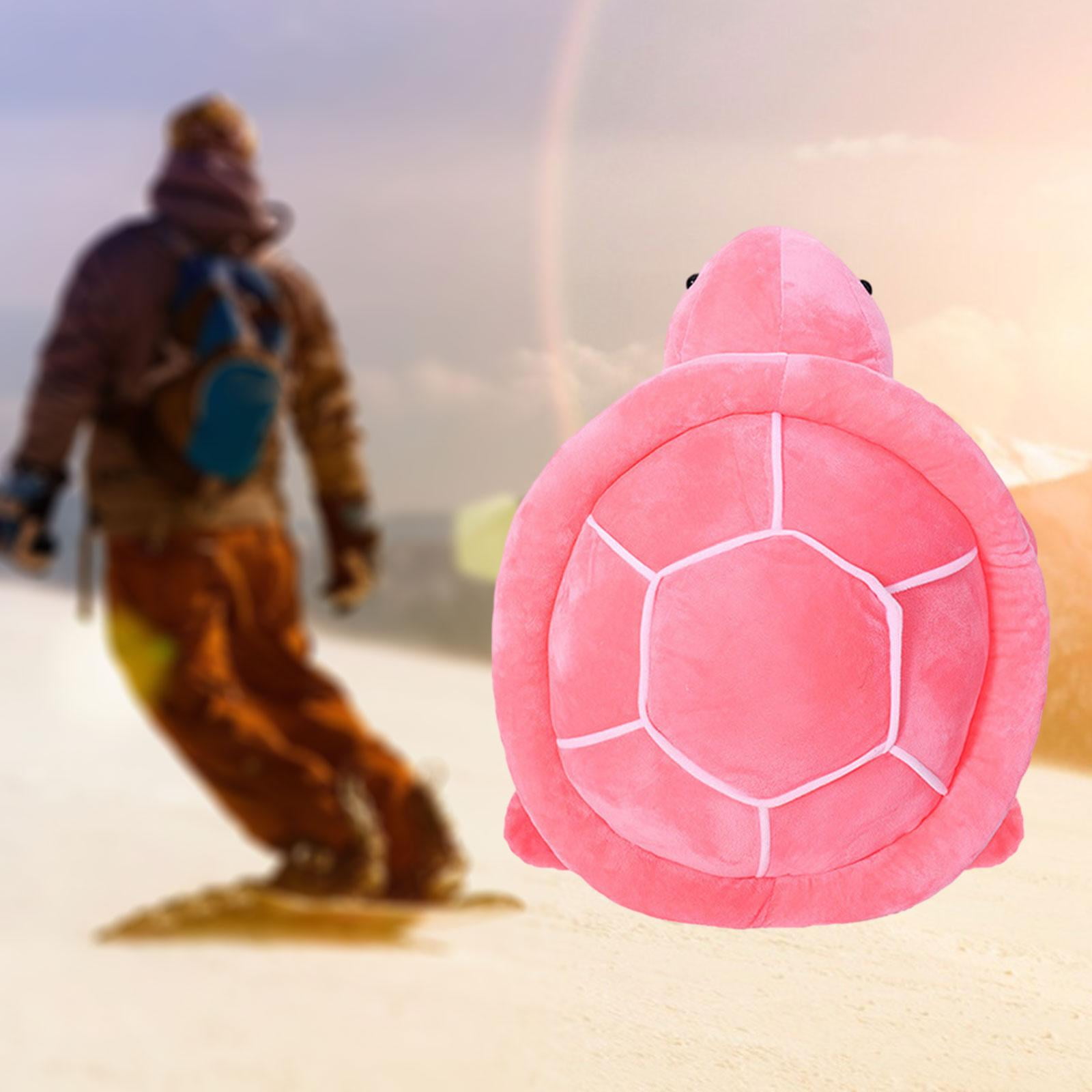 Paracolpi Tartaruga Per Snowboard E Sci - Protezione Coccige E Fianchi, Imbottitura Morbida, Design Carino, Rosa/blu/verde
