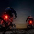 thumbnail image 2 of Paquete de 8 luces LED recargables por USB para bicicleta, luz delantera y luz trasera para bicicleta de carretera., 2 of 5