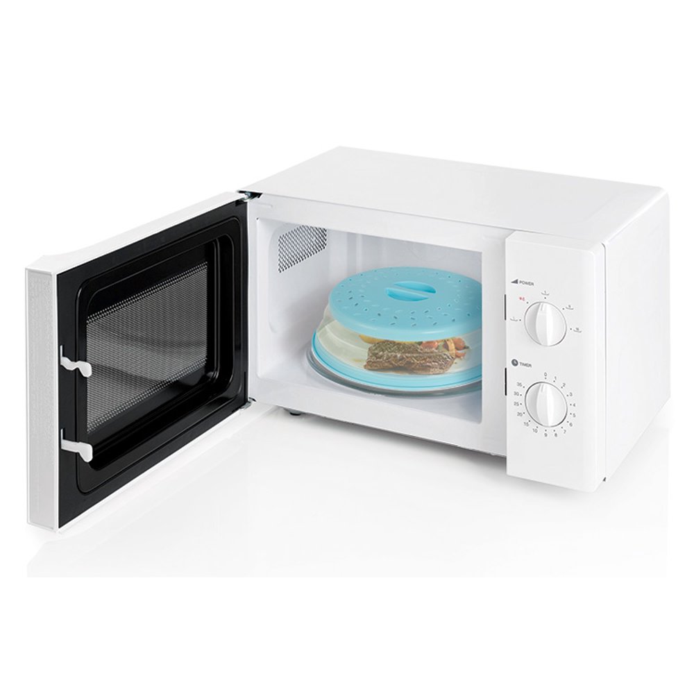 COLLAPSIBLE MICROWAVE SPLATTER SHIELDTEAL
