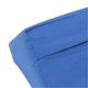 thumbnail image 4 of Blue Body Side Wedge Pillow with Hidden Zipper PU Leather Incline Side Wedge Pillow for Adults Side Sleeper Pregnancy Belly 50x25x15cm, 4 of 4