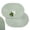 Fog Green, variant on Hakochia 6-pack Washable Woven Vinyl Placemats Set, Non-Slip Heat-Resistant Oval Table Mats, 18x12 inches, Easy to Clean Everyday Meals, misty green