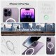 thumbnail image 2 of Funda Spigen Ultra Hybrid MagFit para iPhone 14 Pro, color blanco, 2 of 8