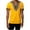 Yellow, variant on Mens Shirts Summer Men's Casual Ethnic Style Printed Short-sleeved T-shirt Bottom Shirt Top/shirt Blouses