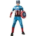 thumbnail image 2 of Boy's Deluxe Muscle Captain America Halloween Costume, 2 of 2