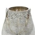 thumbnail image 4 of DecMode 3 Holder Silver Glass Decorative Candle Lantern, Set of 3, 4 of 12