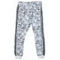 thumbnail image 3 of Ecko Unltd Men's Sweatpants Tropical Print Striped Side Tape Fleece Jogger (Large, White), 3 of 5