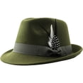 thumbnail image 2 of VLOOCKLW Wide Brim Hat Unisex Classic Panama Dress Hat Stylish Sun Hat for Men Women Daily Dress Up Travel Beach Outdoor Activities, 2 of 3