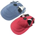 thumbnail image 1 of Black Gorra de béisbol para perro mascota, gorra deportiva, sombrero para exteriores, protección solar, gorra de verano e invierno, 1 of 4