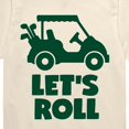 thumbnail image 2 of Instant Message - Let's Roll Golf Cart - Youth Boys Short Sleeve Graphic T-Shirt, 2 of 5