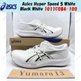 thumbnail image 1 of Asics Hyper Speed 5 White Black White 1011C084-100 Men's Size, 1 of 6