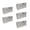 White, variant on Gieenan 5PCS Clear Acrylic Wall Tiles Portable Acrylic Room Divider For Customizable Party Backdrops And Interior Space Designs