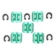 thumbnail image 1 of Abrazaderas de Bicicleta de 5 Uds, Accesorios de Abrazaderas de Guía de Manguera de Carcasa de Bicicleta de Montaña de Carretera para Cables de Cambio Verde DYNWAVEMX Clip de fijación de línea de freno de bicicleta, 1 of 5