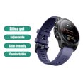 thumbnail image 2 of Kuymtek Correa de silicona de 26 mm para reloj Garmin Fenix ​​7X/6X/5X/5X Plus/3 (azul oscuro), 2 of 7