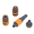 thumbnail image 3 of BIMZUC Garden Hose Nozzle Water Sprayer Set, ABS Heavy Duty Spray Nozzle with Connectors for Watering Plants, Car Washing, Pets Bathing, 5.12 inches / 13 cm, 3 of 9