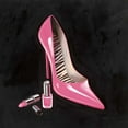 thumbnail image 2 of Fabiano, Marco 26x26 Gold Ornate Wood Framed with Double Matting Museum Art Print Titled - The Pink Shoe I Crop, 2 of 4