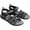Black, variant on OutPro Womens Hiking Sandals Summer Fashion Athletic Beach Footbed Shoes Outdoor Flat Sandals Black Grey