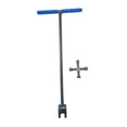 thumbnail image 3 of Llave para medidor de agua, resistente, multifuncional, de 4 vías, herramienta de plomería para jardín, herramienta para cortar el agua de grifos y 17 pulgadas azul, 3 of 8