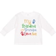 thumbnail image 3 of Inktastic My Grandma and Grandpa Love Me Boys or Girls Long Sleeve Toddler T-Shirt, 3 of 5