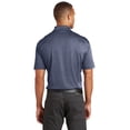 thumbnail image 2 of Port Authority Trace Heather Polo-L (True Navy Heather), 2 of 6