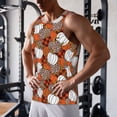 thumbnail image 5 of Vsdgher Various Pumpkins Men's Workout Tank Tops Sleeveless Gym Shirt Quick Dry Fitness Bodybuilding Sleeveless T Shirt-XX-Large, 5 of 7