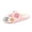 Pink -AG08, variant on Domzle Cute Fuzzy House Slippers for Women Men Non-Slip Memory Foam Shoes Coffee US-9.5