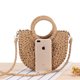 thumbnail image 5 of Bolso de paja para mujer, Mini bolso de mano de mimbre para playa de verano, bolso cruzado con asa superior, bolso hecho a mano, bolso de mano JM, 5 of 5