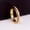 Gold, variant on Korean Style Couple Ring For Women Ins Celebrity Inspired Geometry Electroplated Gift Festivals Individually X1