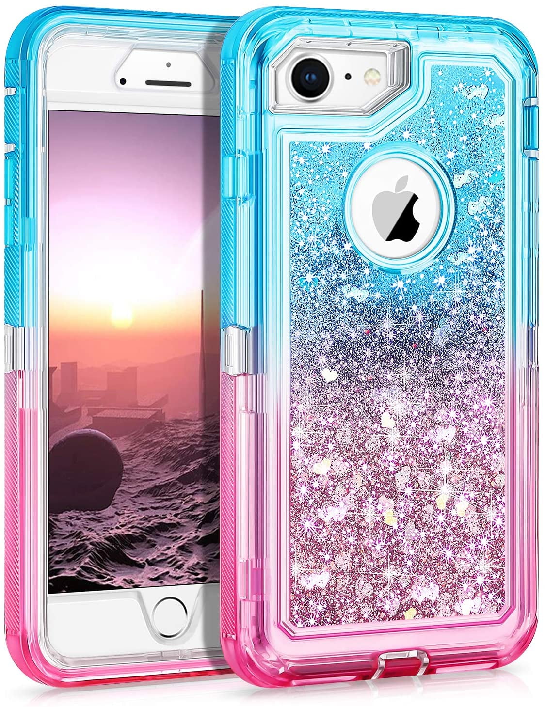 Wesadn Case For Iphone 6 Case Iphone 6s Case For Girls Women Cute Glitter Protective 3d Luxury Bling Sparkle Heavy Duty Full Body Protection Shockproof Gradient Cover For Iphone 6 6s 7 Wesadn Case For Iphone 6 Case Iphone 6s Case For Girls Women Cute Glitter Protective 3d Luxury Bling Sparkle Heavy Duty Full Body Protection Shockproof Gradient Cover For Iphone 6 6s 7