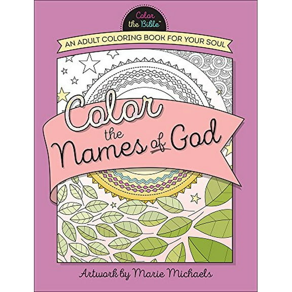 Pre-Owned Color the Names of God: An Adult Coloring Book for Your Soul (Paperback 9780736968539) by Marie Michaels