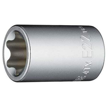 

TONE Deep Socket (Bihexagonal) 6D-27L Drive 19.0mm (3/4 ) Width across flats 27mm