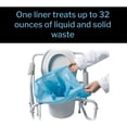 thumbnail image 2 of Sani-Bag Commode Liners with Gelling Agent for Waste Treatment, Holds 32-Ounces, 50 Ct, 2 of 5