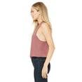 thumbnail image 3 of Ladies' Racerback Cropped Tank - HEATHER MAUVE - S, 3 of 3