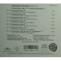 Vivaldi / Baumgartner / Suk - Violin Ctos from - Music & Performance - CD