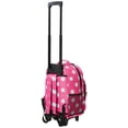 thumbnail image 2 of Mochila Rodante Rockland Doble Asa Puntos Rosas 43 cm, 2 of 6