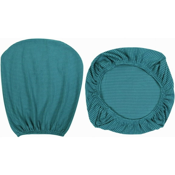 Soft Stretch Spandex Chair Seat Slipcover and Backrest Cover, Washable Chair Slipcovers fit for Office Computer Chairs, Home Bar Wedding Party Decor (Chair Seat Cover   Backrest Cover)